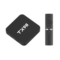 Personnalisation TX98 Android 13 Boîtier TV Intelligent 4K All Winner TX10 PRO avec Télécommande Vocale Bluetooth