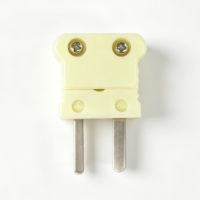 Connecteur thermocouple miniature mâle en céramique de type K, anti-explosion, OEM ODM, accessoires de connecteur de capteur de température personnalisés