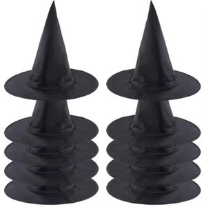 Halloween cappello da mago nero festa Costume Cosplay bomboniere nero bomboniere festa Cosplay Costume cappello nero per bambini adulti - Product Image 3