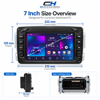 Autoradio pour Benz CLK Classe C W203 2004-2007 Navigation GPS Android Lecteur DVD de voiture Stéréo DSP FM AM BT RDS 4G WiFi
