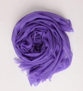 2024年高品質スーパーソフト軽量300年代無地無地織りリング女性用カシミアショールスカーフラップストール - Product Image 6