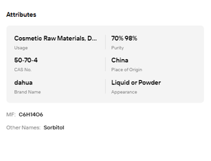 D-Sorbitol 70% 98% en Polvo y Líquido para Humectante y Edulcorante - Product Image 6