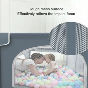 คอกกั้นเด็กเล่นของเด็กผ้าออกซ์ฟอร์ดรุ่น ODM ผลิตจากโรงงาน - Product Image 3