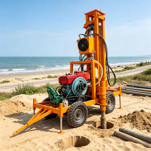 Small Diesel Water Well Drilling Rig for Borehole <strong>Driller</strong> 140m - Product Image 4