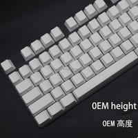 104 DSA keycaps OEM sublimasi termal 5 permukaan desain sesuai pesanan keycap PBT untuk keyboard mekanik