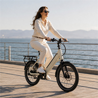 Vélo électrique urbain ZUMI OEM ODM à cadre bas, 20 pouces, avec porte-bagages arrière, transmission par courroie, moteur à moyeu, frein à disque, pour adulte