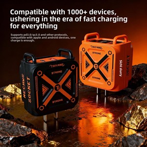<span class=keywords><strong>Cargador</strong></span> GaN Mech 2026, Enchufe <span class=keywords><strong>de</strong></span> Carga Súper Rápida con Doble Puerto, Compatible con <span class=keywords><strong>Apple</strong></span>, OPPO y Android, Hecho en [Lugar <span class=keywords><strong>de</strong></span> Origen] - Product Image 2