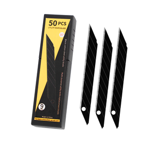7mo 50pcs màu đen 30 độ Carbon thép giấy cắt dao Snap Off 9mm lưỡi ppf công cụ - Product Image 2