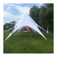 Tente de luxe pour glamping, grande tente étoile résistante au vent, auvent araignée pour resort extérieur, auvent imperméable pour fêtes familiales, vente en gros