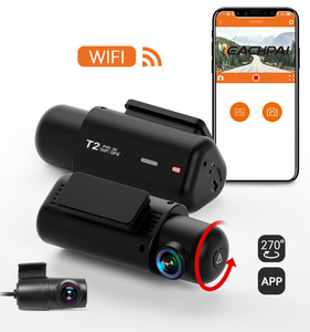 Eachpai T2 Dashcamera Groothoek Radardetector Premium 2K Ingebouwde <span class=keywords><strong>Gps</strong></span> En Supercondensator Nachtzicht 150 Graden Geen Scherm - Product Image 1