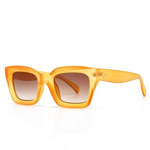 Gafas de Sol Cuadradas con Remaches Moradas de Montura Grande Estilo Vintage 2022 Personalizadas al por Mayor para Hombre y Mujer - Product Image 3