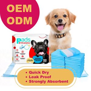 OEM ODM 60x60 60x90 45*33cm Almohadillas Desechables para Entrenamiento de Perros, Ultra Absorbentes, de Polímero, de Secado Rápido, Impermeables, para Cachorros - Product Image 1