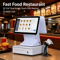 Precio de Fábrica, Sistema POS Todo en Uno con Pantalla Táctil de 15.6 Pulgadas, Caja Registradora para Supermercado, Fabricantes de Máquinas POS, Venta al Por Mayor