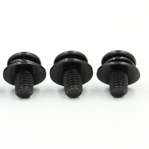 Sem vít <span class=keywords><strong>6</strong></span>-32 m4x12 iso7380 Pan đầu blackfinish hoàn toàn ren kết hợp vít - Product Image 3