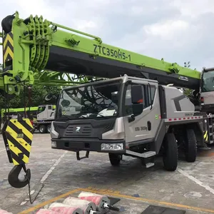 China Original ZOOMLION ZTC350 5 Section Boom 44M truck Crane