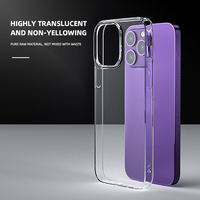 Coque de téléphone transparente en TPU Vmax pour iPhone 15 14 13 12 11 Pro Max, coque souple pour iPhone X XS XR 8 7 Plus SE 2, coque arrière flexible