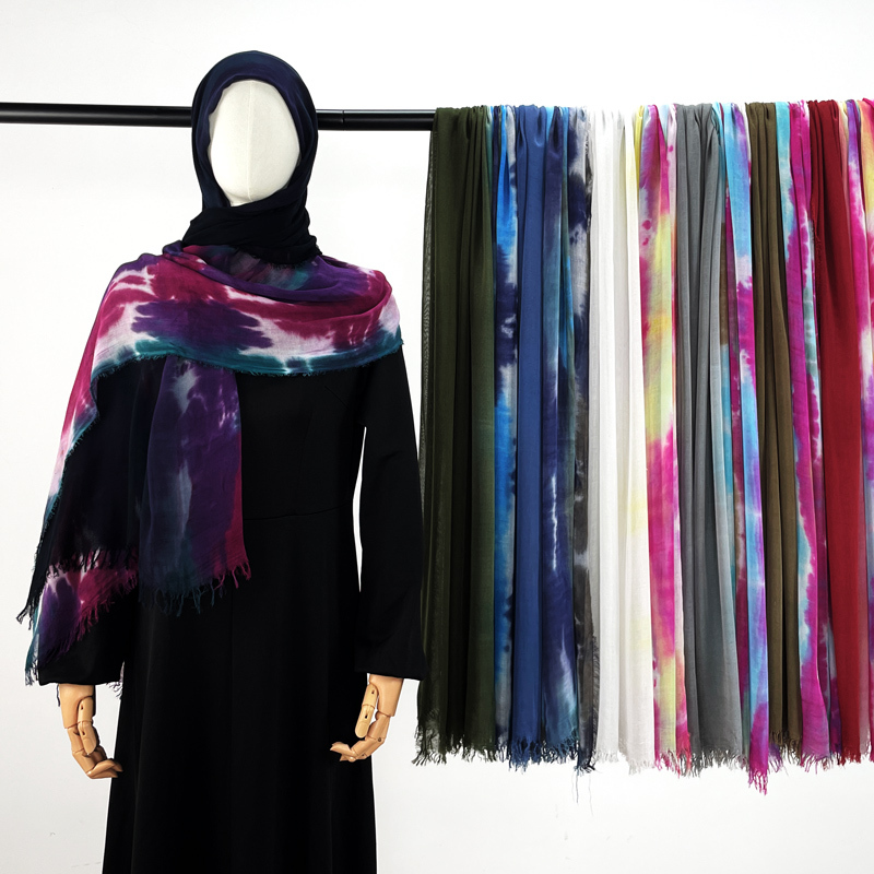 Fashion Ethnic Islamic Woman Solid Color