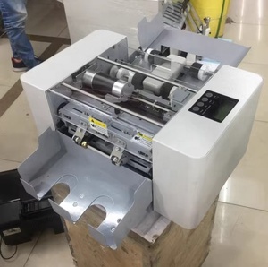 Masaüstü ticari profesyonel çok fonksiyonlu kart eğme otomatik iş adı kart kesme makinası SSA-001-I - Product Image 2
