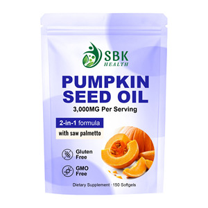 Popular Item Pumpkin Seed Oil Softgels with Pumpkin Seed Oil and Saw Palmetto Jrinary Tract Health Polyunsaturated Fat Softgels - Product Image 1