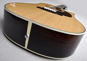 Flyoung Natural Wood Color 41 Inches Acoustic Guitar D28 Model <b>Top</b> SolidCustom Made - Product Image 4
