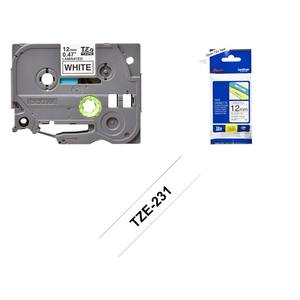 BROTHER P-Touch TZE-231 noir sur blanc 12mm (91991659462) - Product Image 1