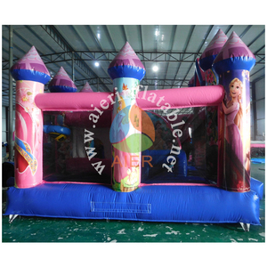 Château Gonflable Princesse avec Impression de Personnages et Tours Roses pour Fêtes d'Enfants, Événements et Location Commerciale – Équipement de Jeu - Product Image 6