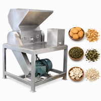 Broyeur Industriel en Acier Inoxydable pour Aliments Secs, Broyeur à Granulés pour Biscuits, Feuilles Séchées, Racines et Morceaux
