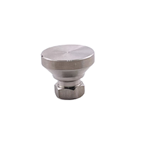 Pieds de nivellement réglables en acier inoxydable robustes de style industriel Support fixe en caoutchouc pour machine Filetage interne pour atelier