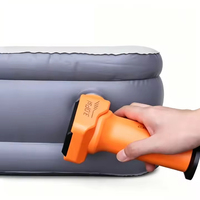Pompe à air portable en plastique RoosCamp 1-3 PSI 550L/Min, batterie 4000mAh, adaptateur de valve, gonfleur/dégonfleur pour tentes, bateaux, SUP, matelas
