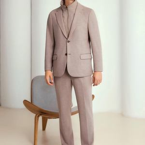 <span class=keywords><strong>Abito</strong></span> Vintage in Lana a Quadri <span class=keywords><strong>Marrone</strong></span>, Completo da <span class=keywords><strong>Uomo</strong></span> Monopetto a Due Bottoni, <span class=keywords><strong>Abito</strong></span> da Sposo, <span class=keywords><strong>Abito</strong></span> Formale da <span class=keywords><strong>Uomo</strong></span> Stile Britannico per Affari - Product Image 4