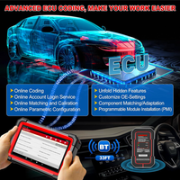 Herramienta de Diagnóstico Automotriz X431 CRP919E BT con Prueba Activa, Codificación de ECU, CANFD, DOIP, 31+ Funciones de Reinicio, Limpiador de Inyectores de Combustible y Escáner OBD2