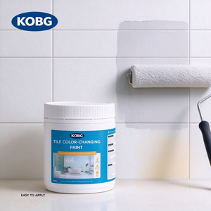 Vernice per <span class=keywords><strong>Piastrelle</strong></span> a Base d'Acqua ad Asciugatura Rapida, <span class=keywords><strong>Rivestimento</strong></span> Cambiacolore per Ristrutturazione di <span class=keywords><strong>Cucina</strong></span> e Bagno, Finitura Impermeabile e Resistente alle Graffiature - Product Image 2