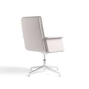 <span class=keywords><strong>Silla</strong></span> de conferencia de espalda baja con patas cruzadas, asiento ejecutivo de gama alta para oficina, hogar, <span class=keywords><strong>silla</strong></span> de oficina con brazo fijo, sin <span class=keywords><strong>ruedas</strong></span> - Product Image 4