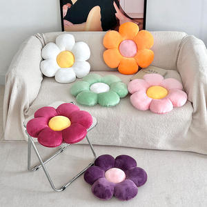 Cute Flower Shaped Pillow Soft Plush Decorative Cushion for Hugging Sitting Leaning Sofa Bed Chair Nursery Room Decor - Product Image 1