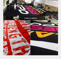 Bannière en vinyle PVC grand format personnalisée résistante aux UV avec impression numérique sur tissu maillé pour publicité extérieure