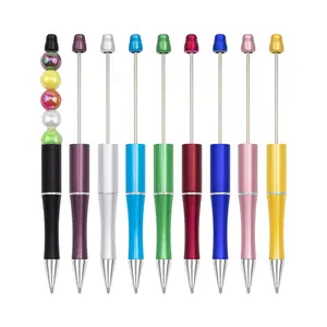 Hot Sale Newest Creative Personalized Ballpoint DIY Pens Metal Bead Pens