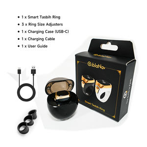 मुस्लिम इकिबला प्रार्थना इकिब्ला स्मार्ट डिजिटल टास्बिह रिंग 5 प्रार्थना अनुस्मारक मुस्लिम जिकर - Product Image 2