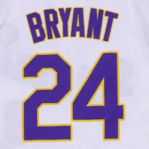 Low Price Wholesale Bryant White/Purple Best Quality Stitched Baseball Jersey Customized Style Gianna Jerseys