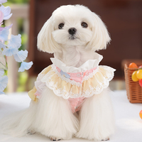 Jupe de princesse classique haut de gamme en polyester, design Lolita, unie, pour chiens miniatures, vente en gros transfrontalière, personnalisable