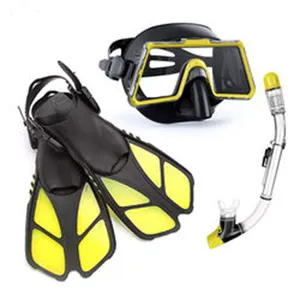 Oem Odm Custom Logo Waterdichte Siliconen Snorkel Set Duikmasker Met Vinnen Sets