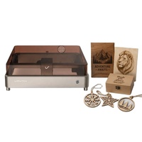 Máquina de Grabado Láser Pequeña de 20W, Estructura de Aluminio, Ideal para Madera y Cuero, Perfecta para Principiantes y Aficionados