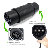 Chargeur de véhicule électrique Type 1 Sae J1772 vers GBT Male Adapter ac Ev Converter