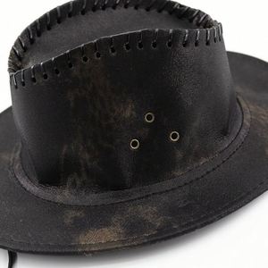 2025 2026 Spring Summer Autumn Solid Color Vegan Suede Cowboy <b>Hat</b> Beach Travelling Fedora <b>Hat</b> <b>for</b> Women Men Sun Shade - Product Image 6