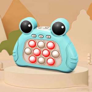 Set of Kawaii Silicone Handheld <b>Game</b> Consoles PVC&PU Fidget Toys for Kids with Push Squeeze & <b>Pop</b> Light-<b>Up</b> Training Features - Product Image 3