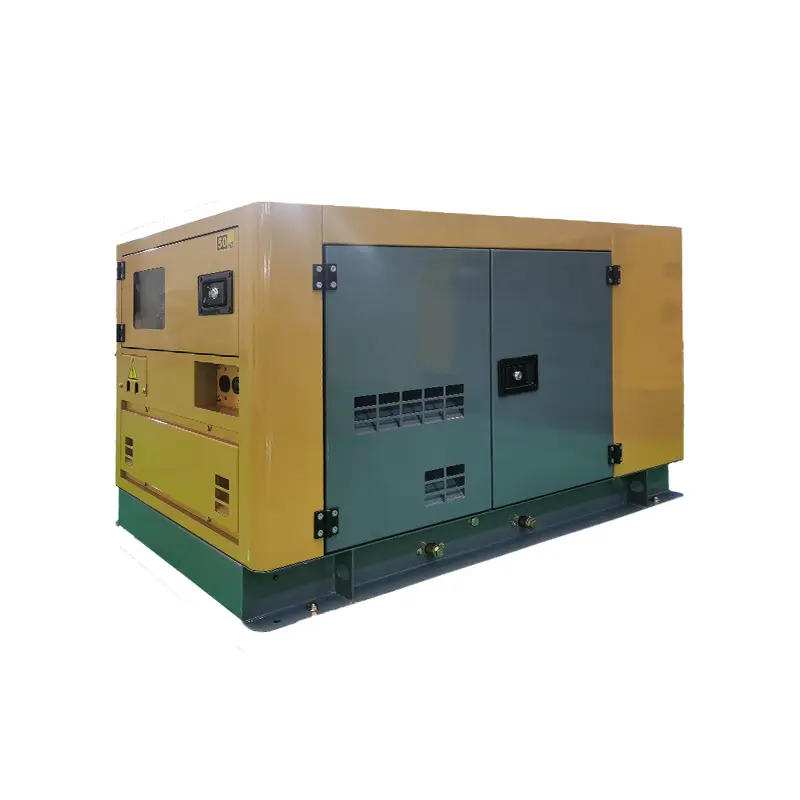 Generator diesel portabel kualitas tinggi, set generator senyap 220V fase tunggal 10KW