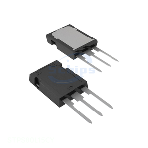 DIODE ARRAY SCHOT 15V 40A MAX247 TO-247-3 Ic Electronic Component Chip Integrated Circuit STPS80L15CY Diode Arrays - Product Image 1