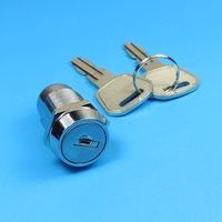 Botón de Llave de 19 mm a Precio de Fábrica para Piezas Eléctricas, Mini Tableta Ignífuga para Hotel, Cerradura de Seguridad con Botón de Presión