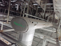Tissu d'isolation en éponge en caoutchouc de Style industriel de haute qualité couche d'isolation de conduit d'air facile à installer hôpital flexible élevé