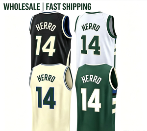 Camiseta de Baloncesto Masculina Tyler Herro # Camiseta de 14 hilos cosidos para hombre, tallas S-5XL - Product Image 1