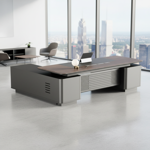 Bureau de direction personnalisable, mobilier de bureau de luxe, nouveau design moderne, prix vérifié - Product Image 1